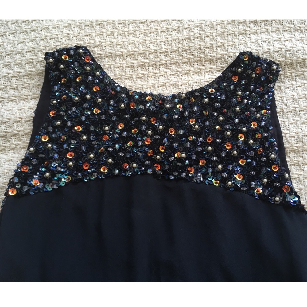 French Connection Sequin Yoke Top - Picture 2 of 6